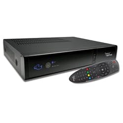 Optus meTV set top box and remote